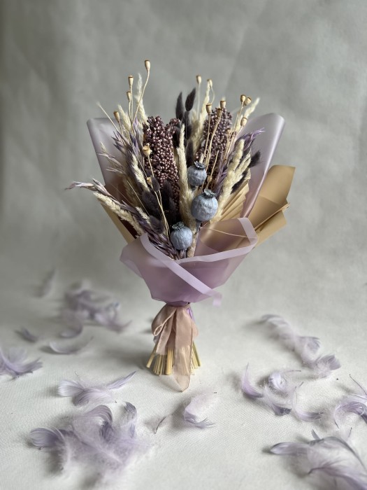 Bukiet suszony lawendowy