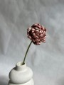 Kwiat shola - Chryzantema przydymiony róż 6cm